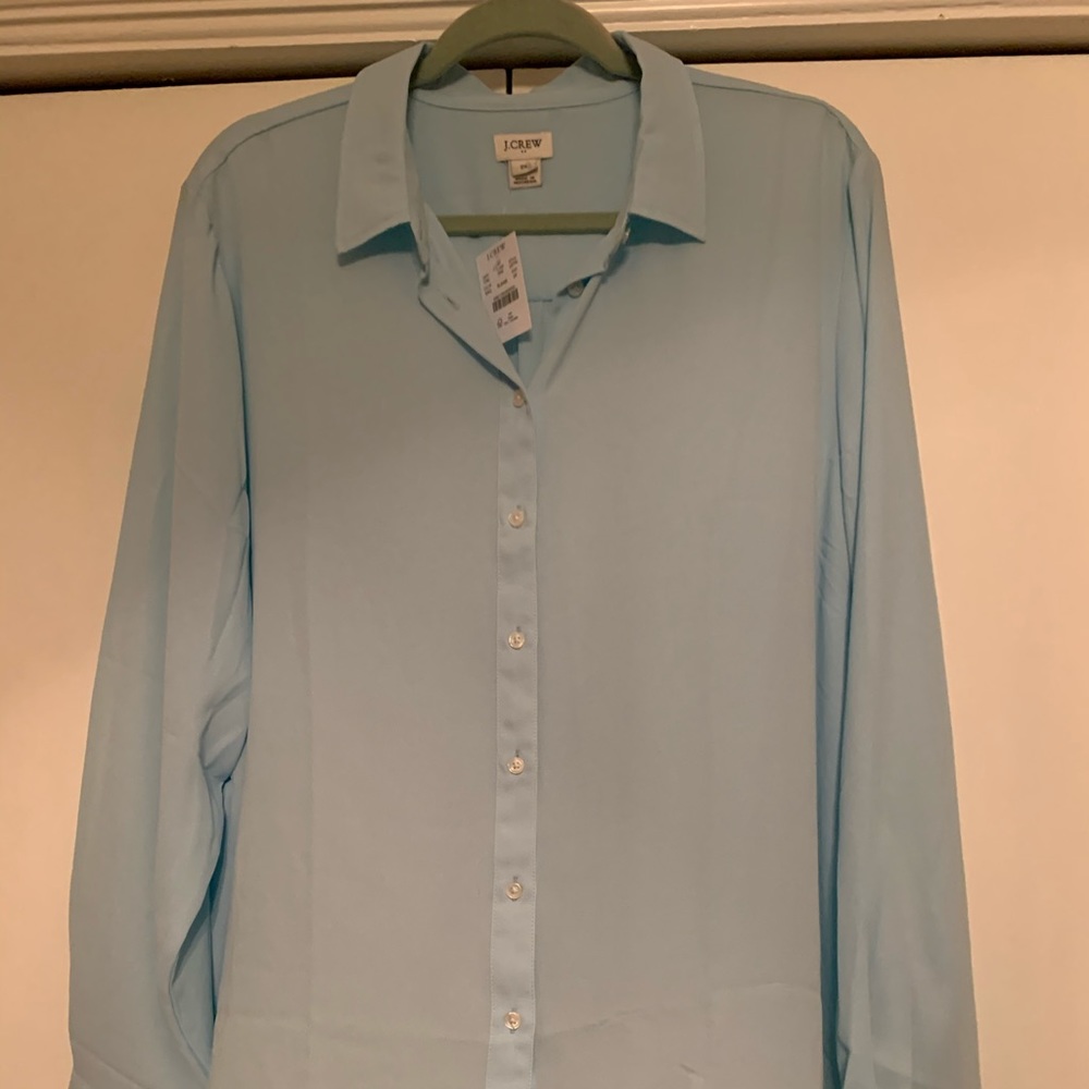 BNWT J. Crew Light Blue Button Down.